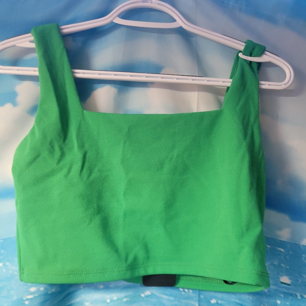 21 Saints NWT Green Women's Crop Tank Top Size XL